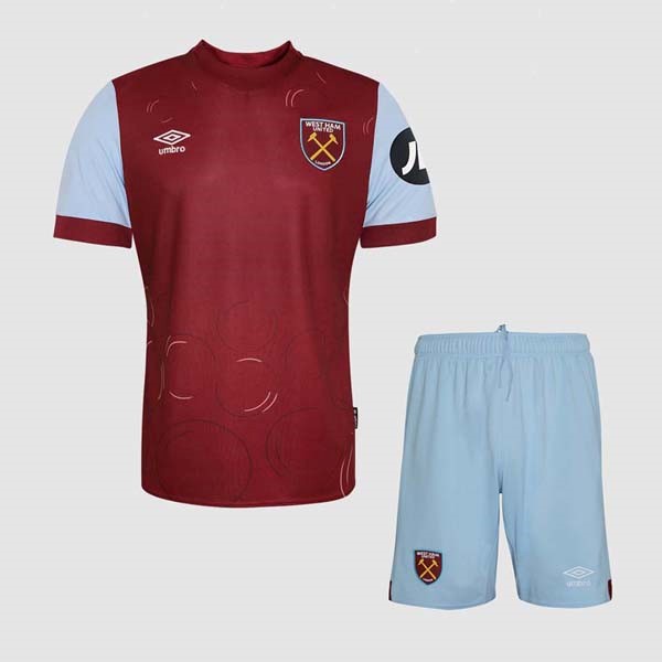 Camiseta West Ham Primera Niño 2023/2024